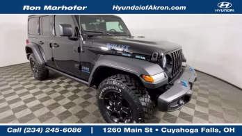 2023 Black Clearcoat Jeep Wrangler Base 4xe 4X4 SUV