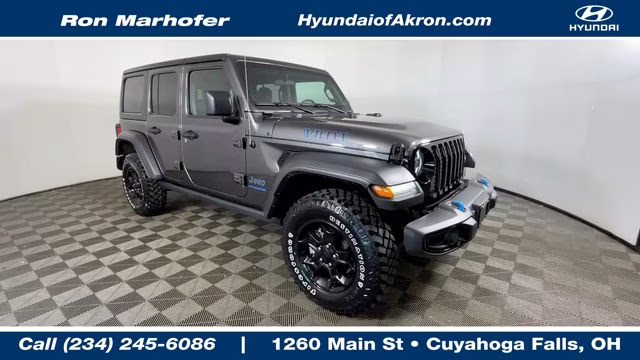 2023 Granite Crystal Metallic Clearcoat Jeep Wrangler Base 4xe 4X4 SUV