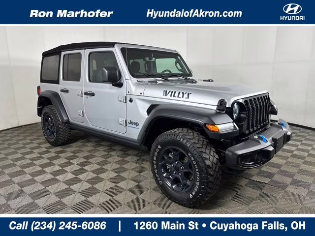 2023 Silver Zynith Clearcoat Jeep Wrangler Base 4xe 4X4 SUV