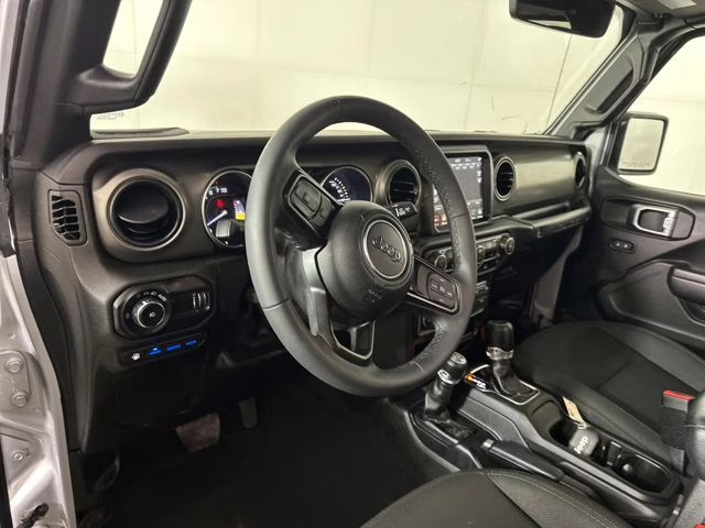 2023 Silver Zynith Clearcoat Jeep Wrangler Base 4xe 4X4 SUV
