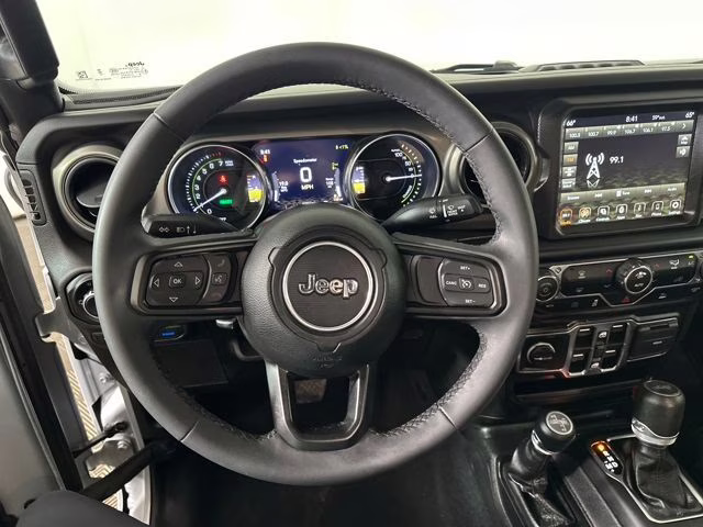 2023 Silver Zynith Clearcoat Jeep Wrangler Base 4xe 4X4 SUV