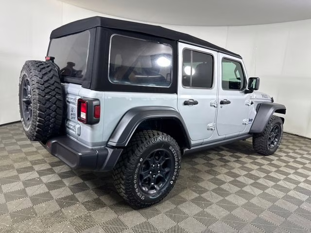2023 Silver Zynith Clearcoat Jeep Wrangler Base 4xe 4X4 SUV