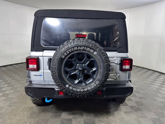 2023 Silver Zynith Clearcoat Jeep Wrangler Base 4xe 4X4 SUV