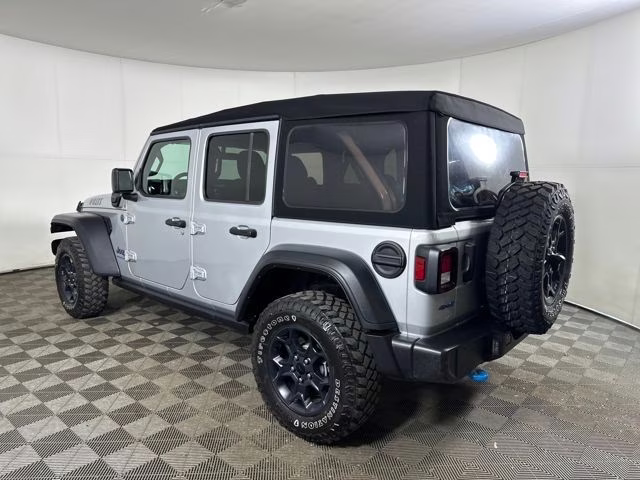2023 Silver Zynith Clearcoat Jeep Wrangler Base 4xe 4X4 SUV
