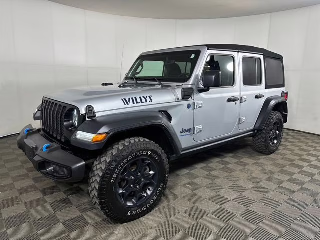 2023 Silver Zynith Clearcoat Jeep Wrangler Base 4xe 4X4 SUV