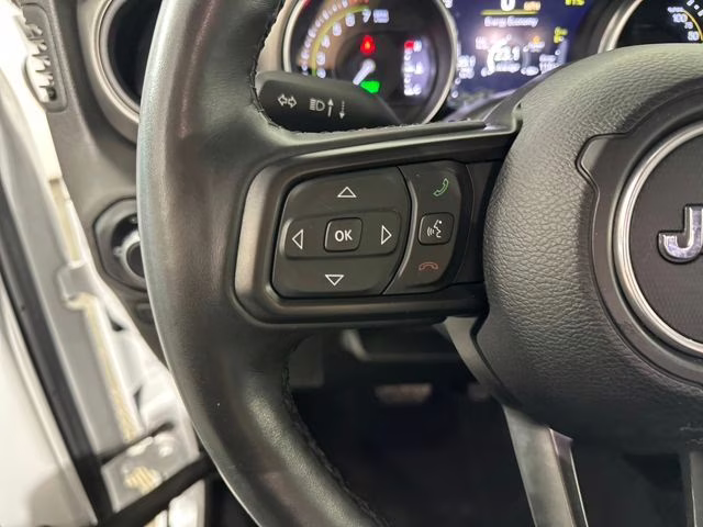 2023 Bright White Clearcoat Jeep Wrangler Base 4xe 4X4 SUV