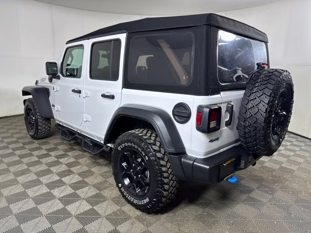 2023 Bright White Clearcoat Jeep Wrangler Base 4xe 4X4 SUV