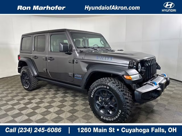 2023 Granite Crystal Metallic Clearcoat Jeep Wrangler Base 4xe 4X4 SUV