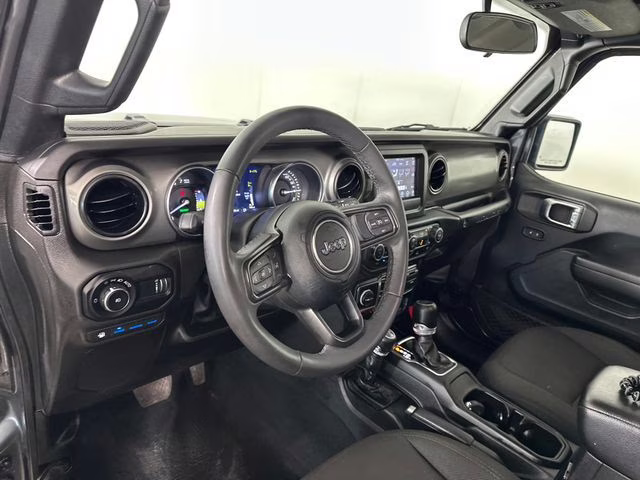 2023 Granite Crystal Metallic Clearcoat Jeep Wrangler Base 4xe 4X4 SUV