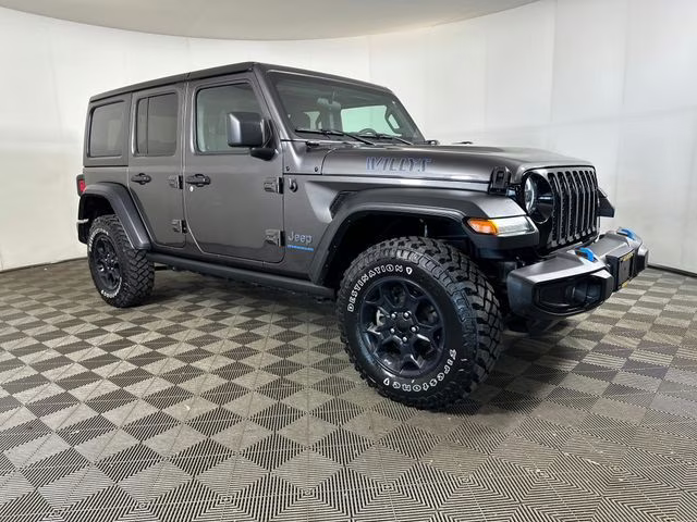2023 Granite Crystal Metallic Clearcoat Jeep Wrangler Base 4xe 4X4 SUV
