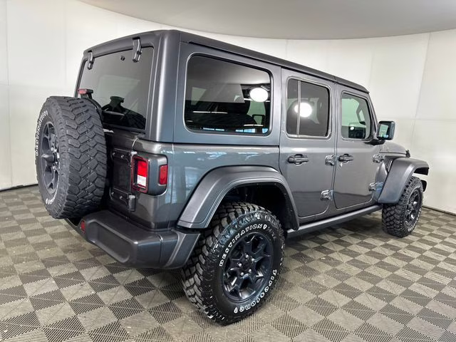 2023 Granite Crystal Metallic Clearcoat Jeep Wrangler Base 4xe 4X4 SUV