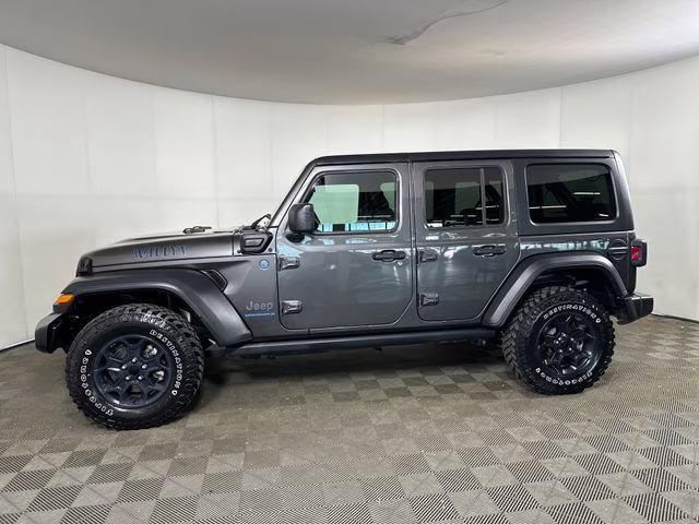 2023 Granite Crystal Metallic Clearcoat Jeep Wrangler Base 4xe 4X4 SUV