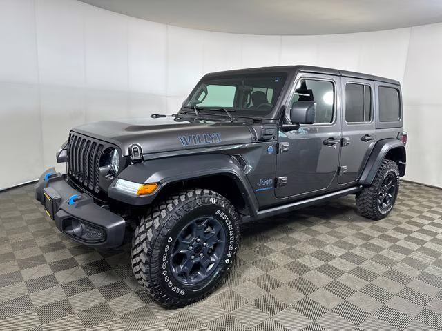 2023 Granite Crystal Metallic Clearcoat Jeep Wrangler Base 4xe 4X4 SUV