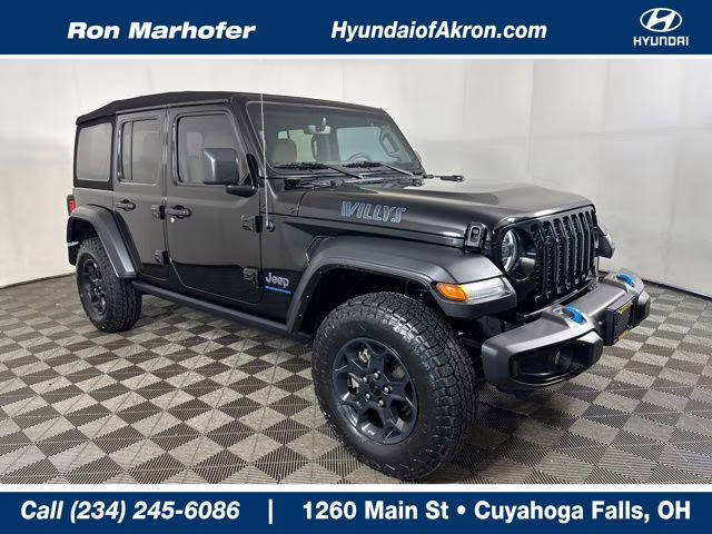 2023 Black Clearcoat Jeep Wrangler Base 4xe 4X4 SUV