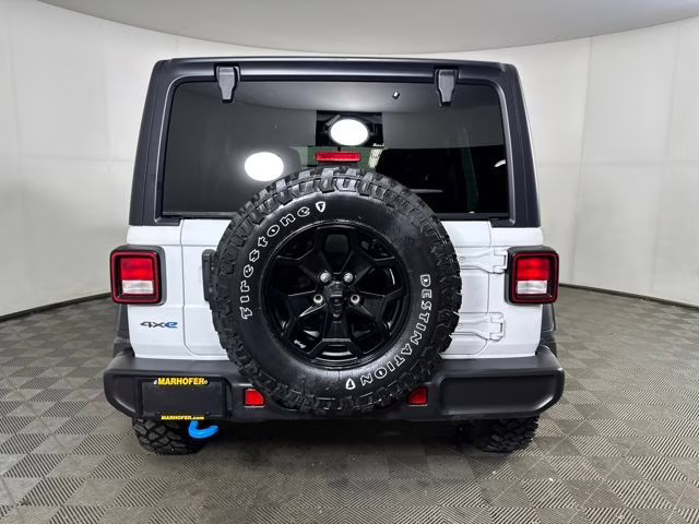 2023 Bright White Clearcoat Jeep Wrangler Base 4xe 4X4 SUV