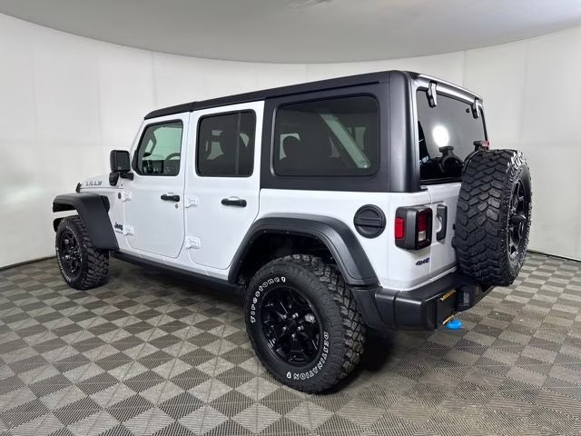 2023 Bright White Clearcoat Jeep Wrangler Base 4xe 4X4 SUV
