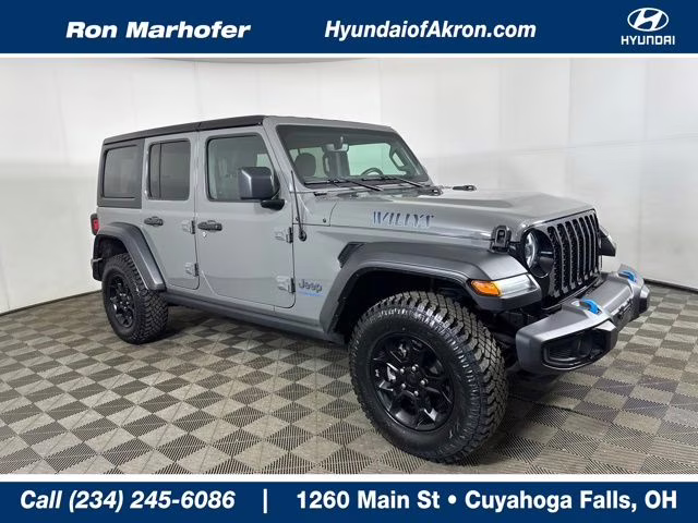 2023 Sting-Gray Clearcoat Jeep Wrangler Base 4xe 4X4 SUV