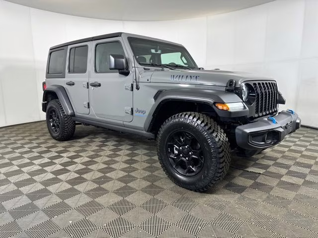 2023 Sting-Gray Clearcoat Jeep Wrangler Base 4xe 4X4 SUV