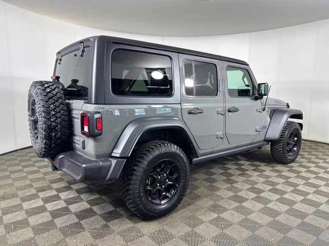 2023 Sting-Gray Clearcoat Jeep Wrangler Base 4xe 4X4 SUV