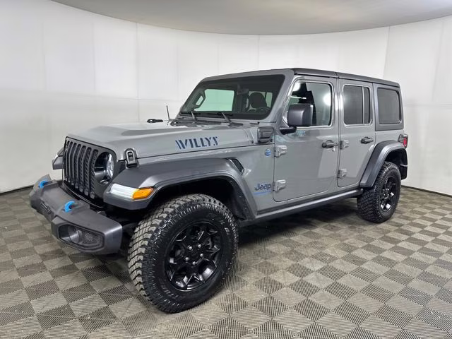 2023 Sting-Gray Clearcoat Jeep Wrangler Base 4xe 4X4 SUV