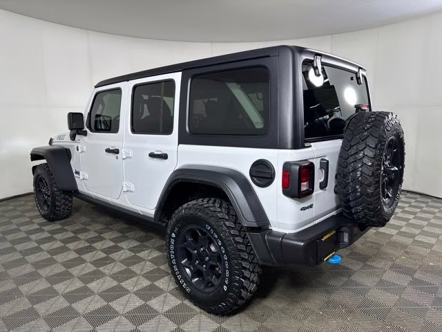 2023 Bright White Clearcoat Jeep Wrangler Base 4xe 4X4 SUV