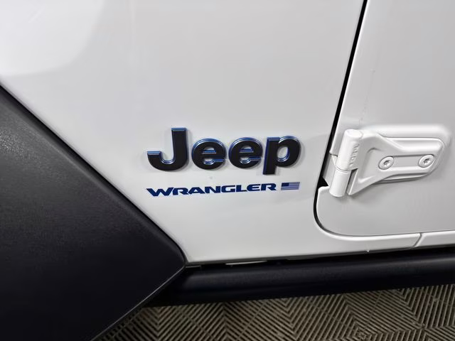 2023 Bright White Clearcoat Jeep Wrangler Base 4xe 4X4 SUV