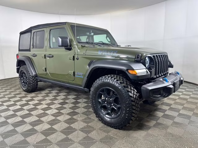 2023 Sarge Green Clearcoat Jeep Wrangler Base 4xe 4X4 SUV