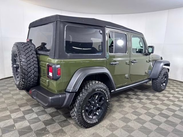 2023 Sarge Green Clearcoat Jeep Wrangler Base 4xe 4X4 SUV
