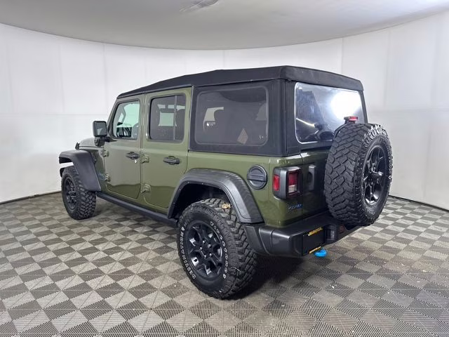 2023 Sarge Green Clearcoat Jeep Wrangler Base 4xe 4X4 SUV