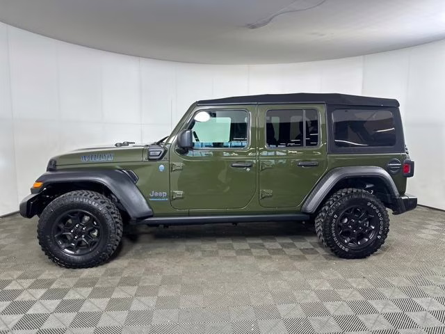 2023 Sarge Green Clearcoat Jeep Wrangler Base 4xe 4X4 SUV