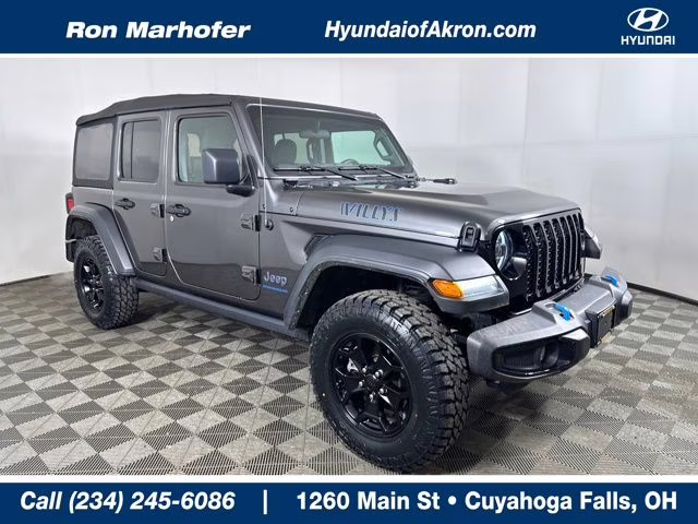 2023 Granite Crystal Metallic Clearcoat Jeep Wrangler Base 4xe 4X4 SUV