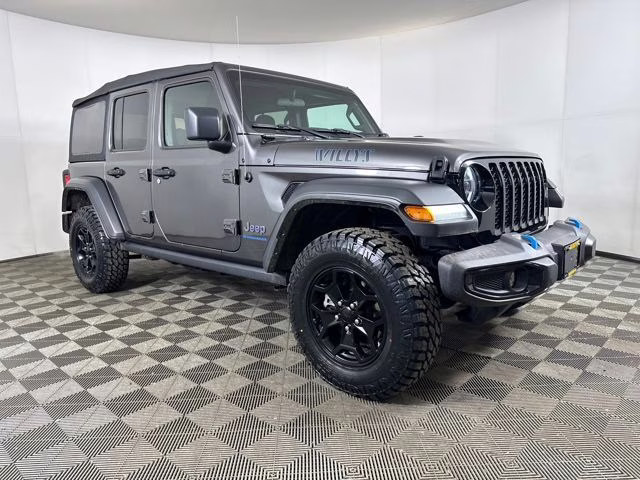 2023 Granite Crystal Metallic Clearcoat Jeep Wrangler Base 4xe 4X4 SUV