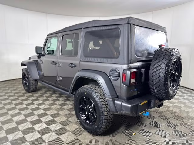 2023 Granite Crystal Metallic Clearcoat Jeep Wrangler Base 4xe 4X4 SUV