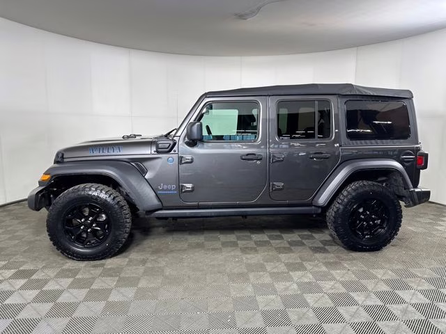 2023 Granite Crystal Metallic Clearcoat Jeep Wrangler Base 4xe 4X4 SUV