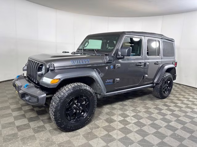 2023 Granite Crystal Metallic Clearcoat Jeep Wrangler Base 4xe 4X4 SUV