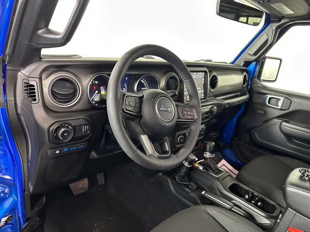 2023 Hydro Blue Pearl Coat Jeep Wrangler Base 4xe 4X4 SUV