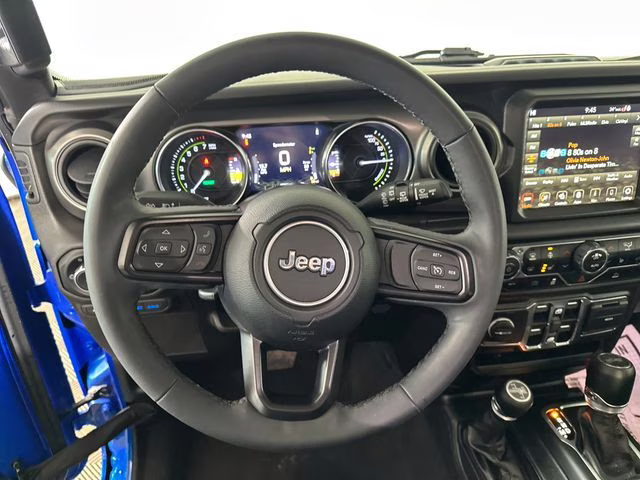 2023 Hydro Blue Pearl Coat Jeep Wrangler Base 4xe 4X4 SUV