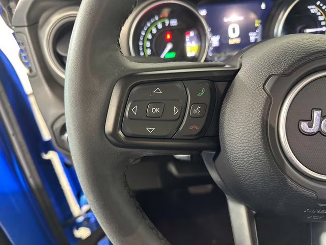 2023 Hydro Blue Pearl Coat Jeep Wrangler Base 4xe 4X4 SUV