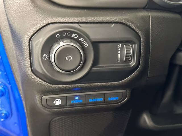 2023 Hydro Blue Pearl Coat Jeep Wrangler Base 4xe 4X4 SUV