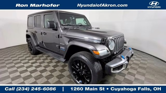2023 Granite Crystal Metallic Clearcoat Jeep Wrangler Sahara 4xe 4X4 SUV