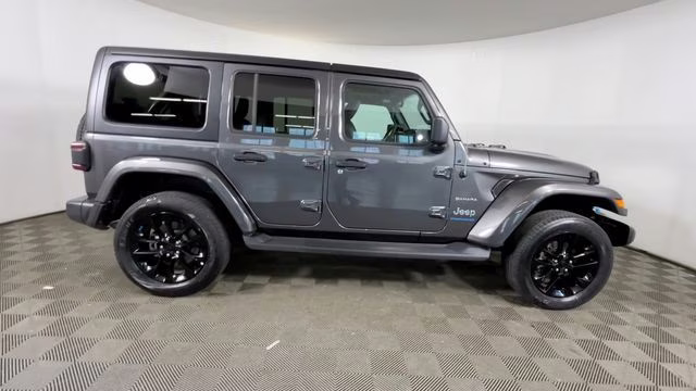 2023 Granite Crystal Metallic Clearcoat Jeep Wrangler Sahara 4xe 4X4 SUV