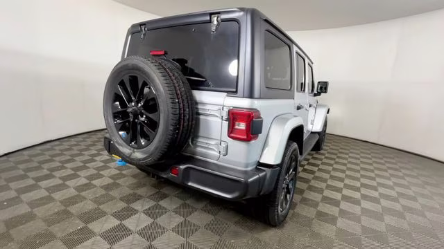 2023 Silver Zynith Clearcoat Jeep Wrangler Sahara 4xe 4X4 SUV