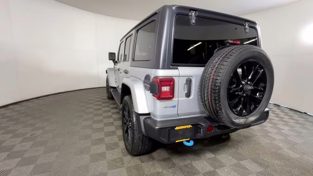 2023 Silver Zynith Clearcoat Jeep Wrangler Sahara 4xe 4X4 SUV