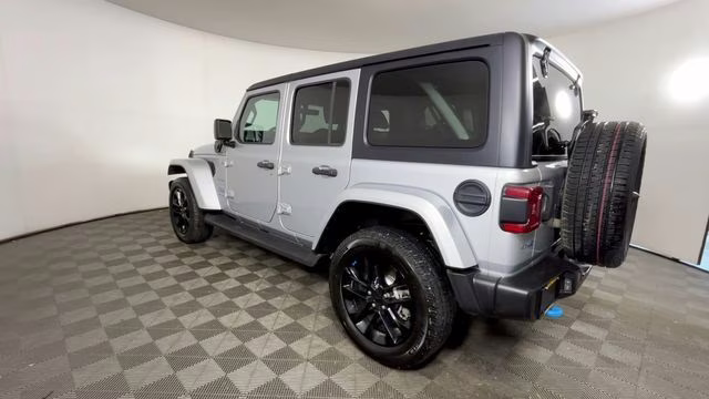 2023 Silver Zynith Clearcoat Jeep Wrangler Sahara 4xe 4X4 SUV