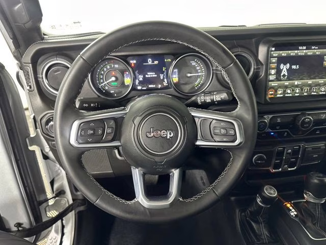 2023 Silver Zynith Clearcoat Jeep Wrangler Sahara 4xe 4X4 SUV