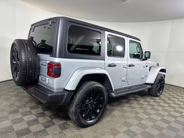 2023 Silver Zynith Clearcoat Jeep Wrangler Sahara 4xe 4X4 SUV