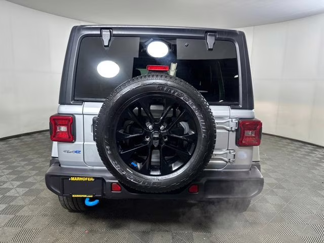 2023 Silver Zynith Clearcoat Jeep Wrangler Sahara 4xe 4X4 SUV