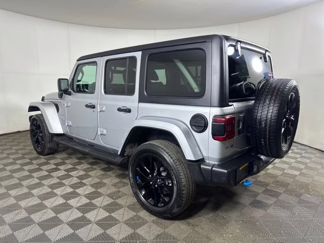 2023 Silver Zynith Clearcoat Jeep Wrangler Sahara 4xe 4X4 SUV