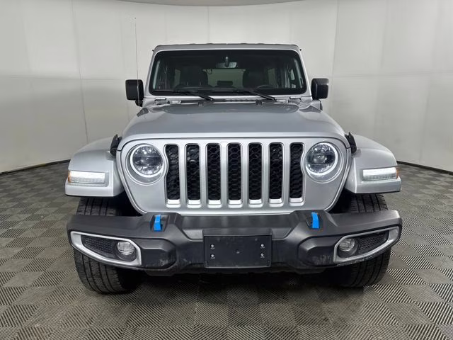 2023 Silver Zynith Clearcoat Jeep Wrangler Sahara 4xe 4X4 SUV