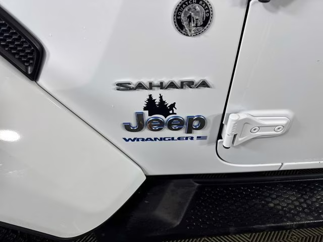 2023 Bright White Clearcoat Jeep Wrangler Sahara 4xe 4X4 SUV